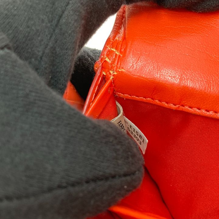 COACH コーチ ウォレットエンボスド クロコ レザー 53393 オレンジ