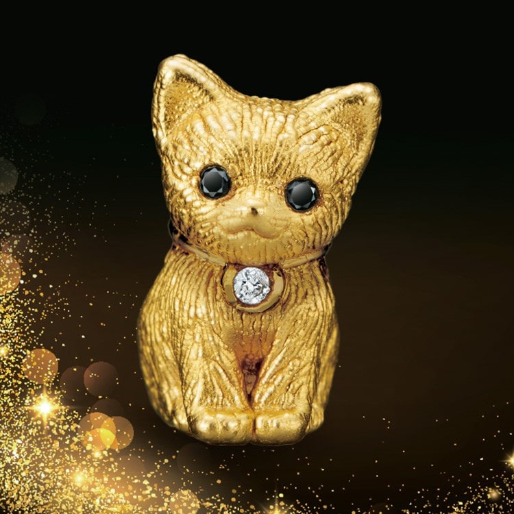 希少】TIFFANY ティファニー 猫 ブローチ 2318 希少】TIFFANY