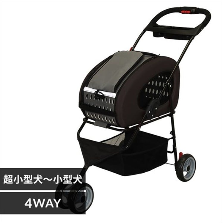 4WAYペットカート FPC-920 ブラウン