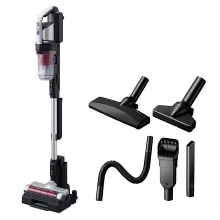 サイクロンスティッククリーナー コードレス パワーヘッド モップ付