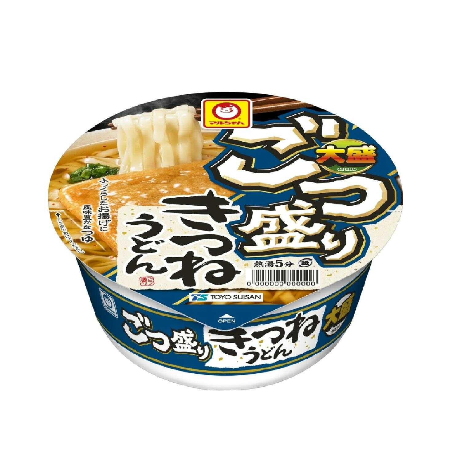 ◇東洋水産 マルちゃん ごつ盛り きつねうどん 108g [12個セット