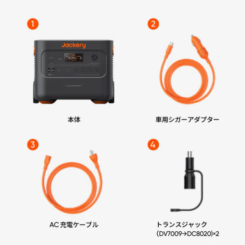 Jackery ポータブル電源 3000Pro【JE-3000A】 — PLOW(プラウ)