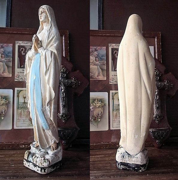 ♥値下げ！マリア様 マリア像 ガラス工芸 キリスト教 アンティーク