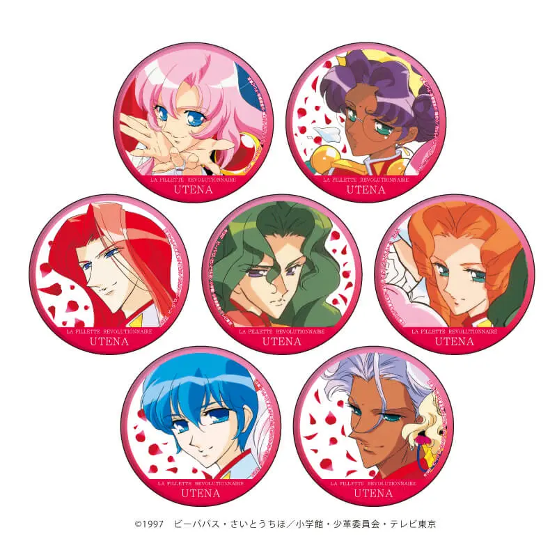 少女革命ウテナ 缶バッジ ポストカード トレーディングカード 少女革命