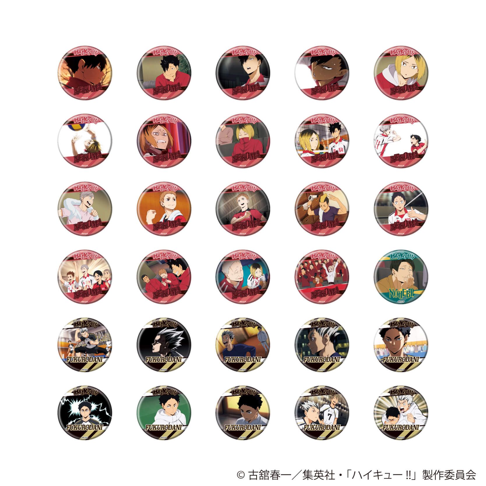 ハイキュー!! 缶バッジ コンプリートBOX（全6種） 9box ハイキュー