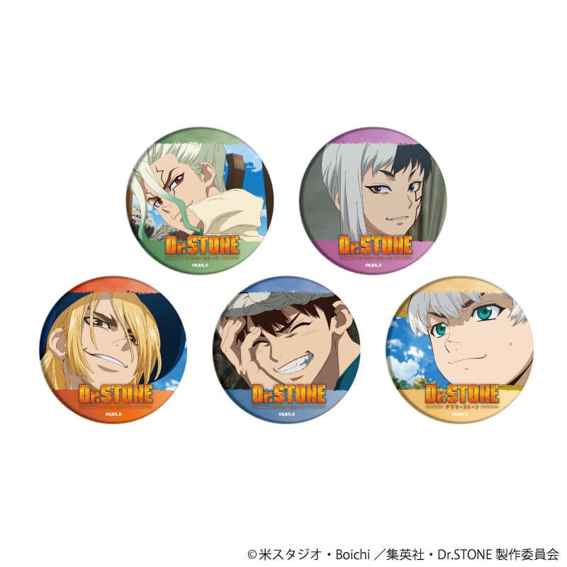 Dr.STONE ファミマ アクリルスタンド 缶バッジ 石神千空 あさぎりゲン