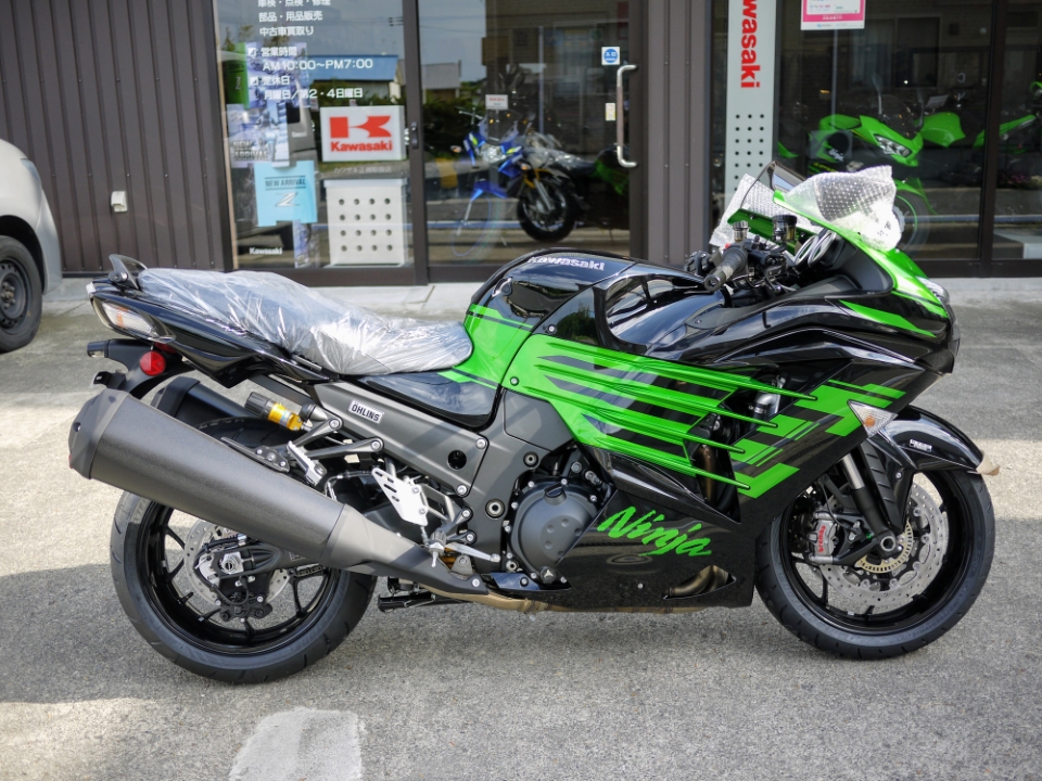 たおる なお なおち Kawasaki ZX-14R OHLINS Edition CandyGold & Black