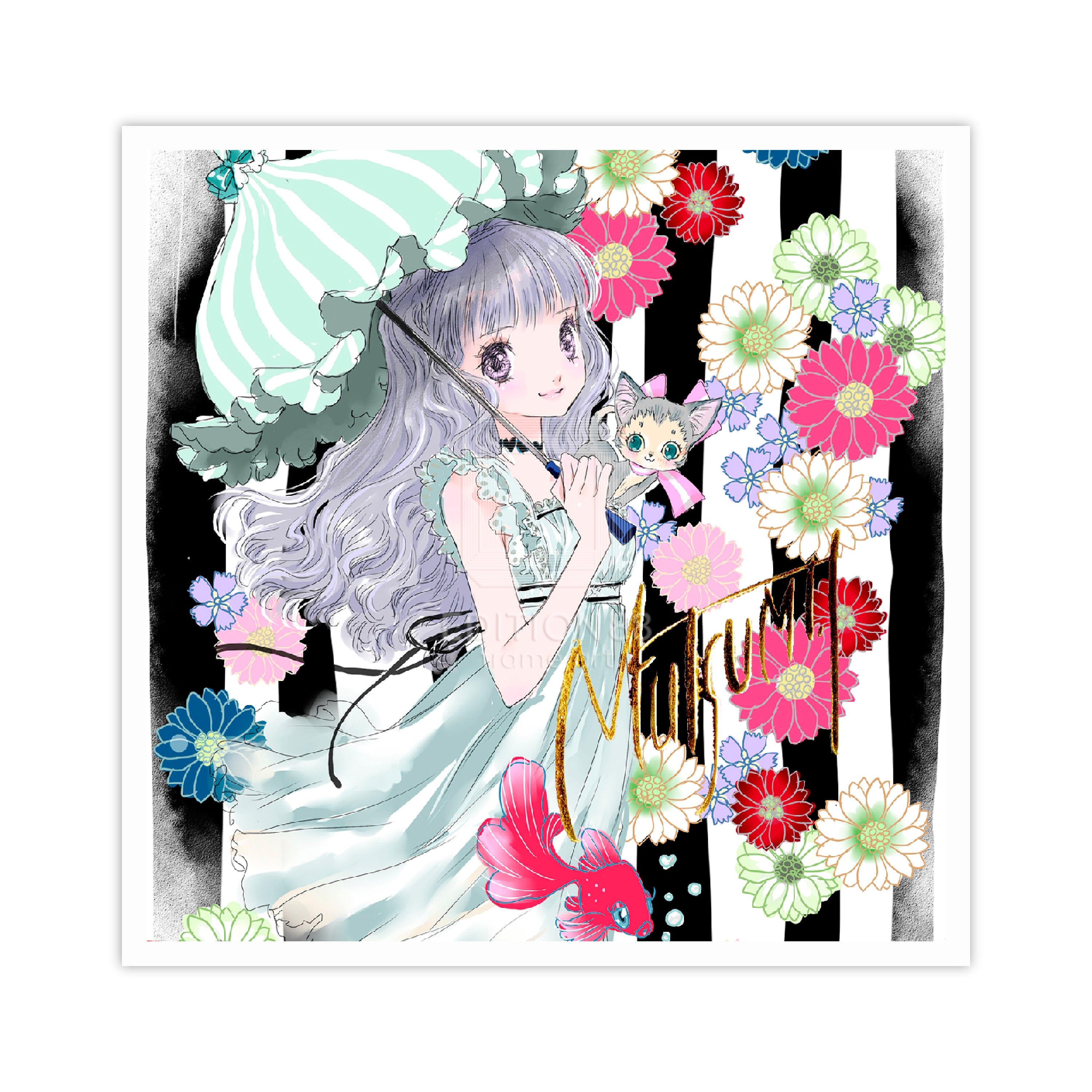 真作】【WISH】いのまたむつみ「翔幻夢」ミクストメディア 直筆サイン