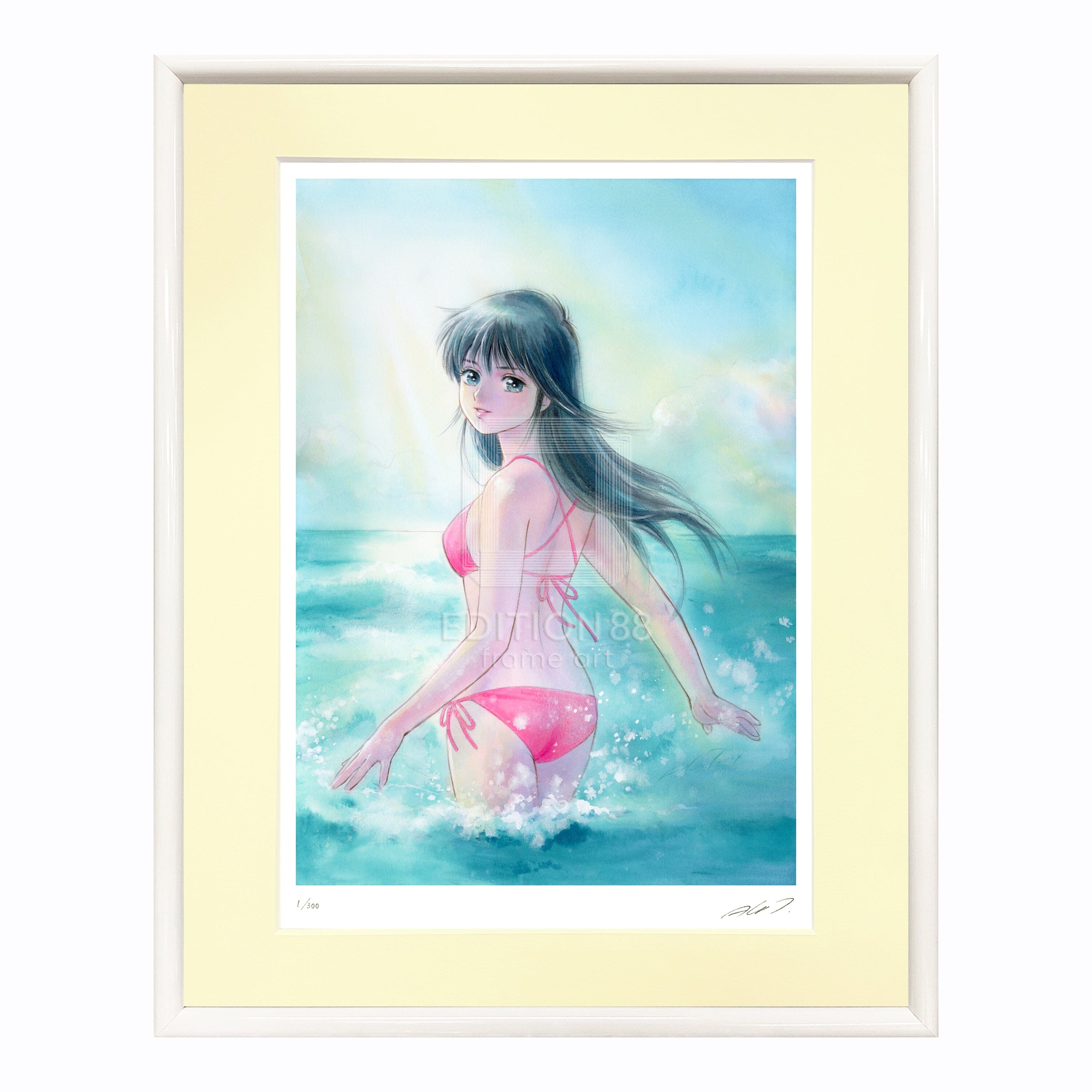 ロバート・ハインデル「Portrait of K」シルクスクリーン 直筆サイン有