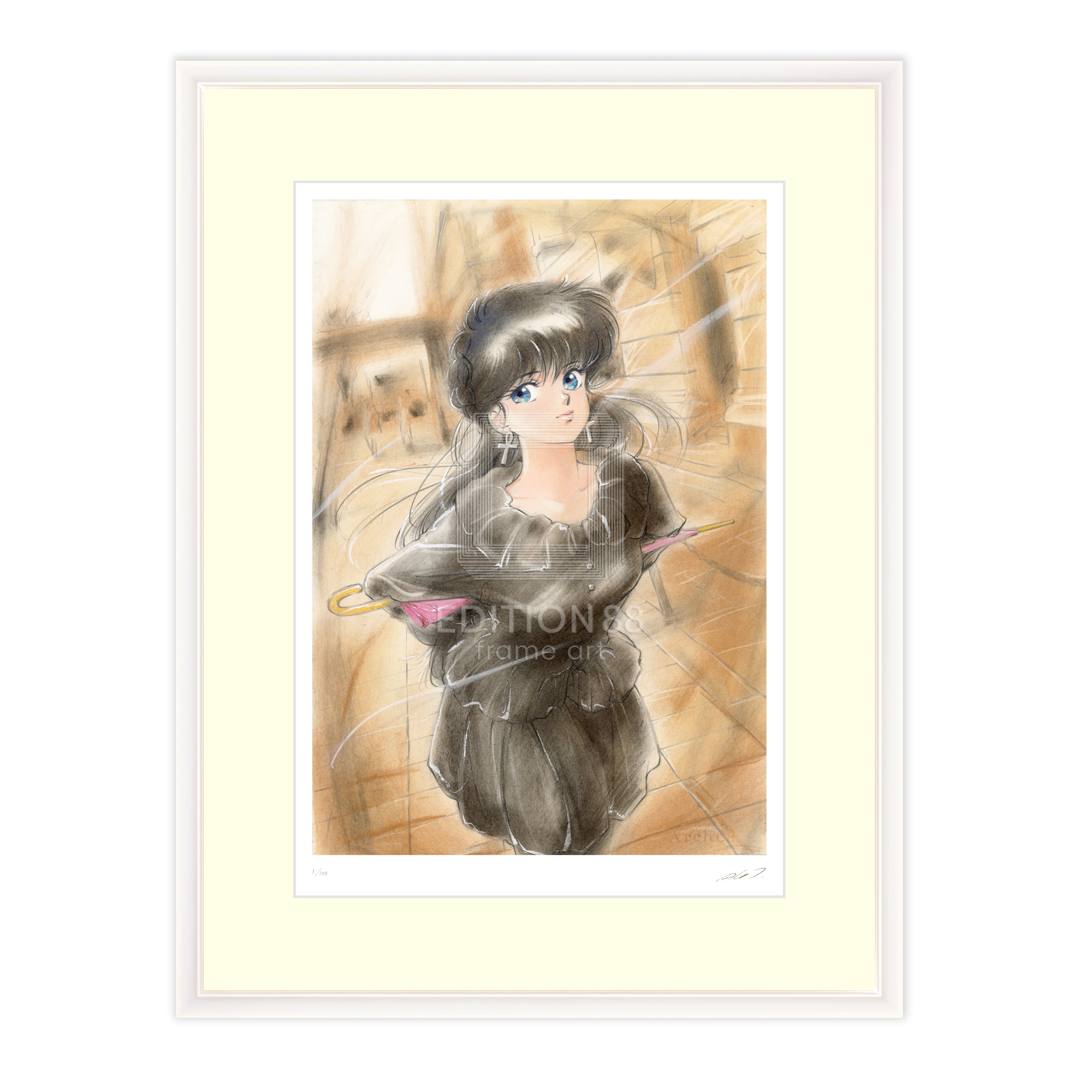 北久美子リトグラフ版画 Yahoo!オークション -「北久美子」(版画