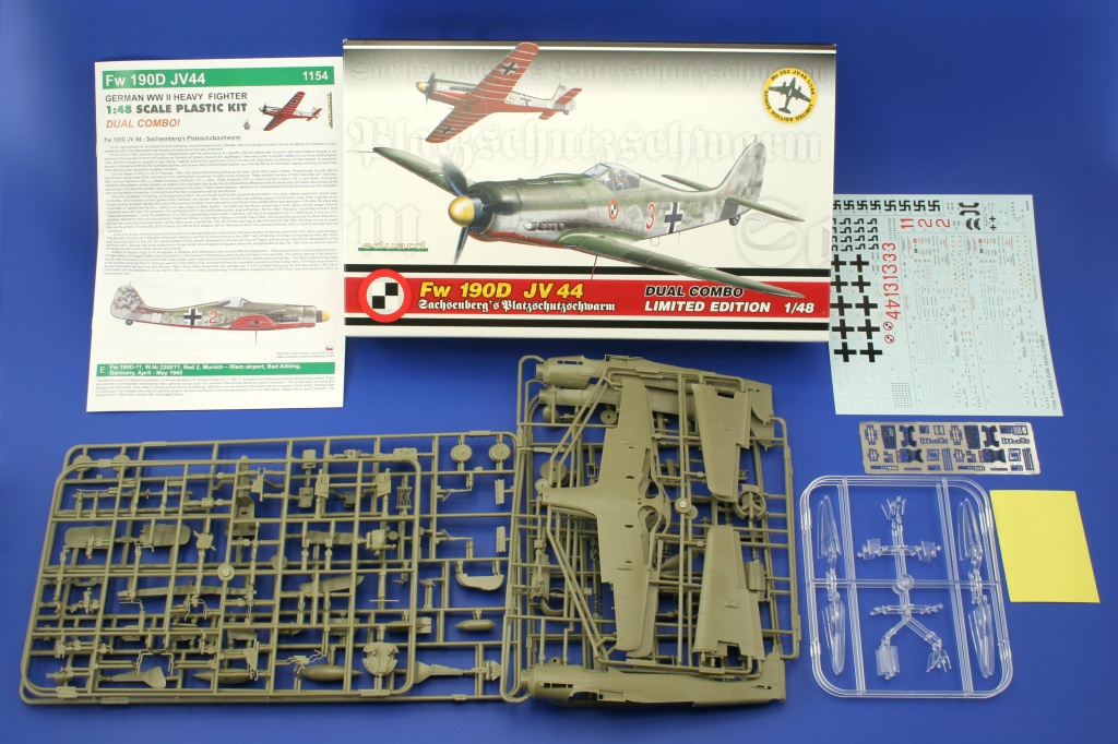 航空機・ヘリコプター eduard 1/48 Fw190D JV44 DUAL COMBO Fw 190D JV