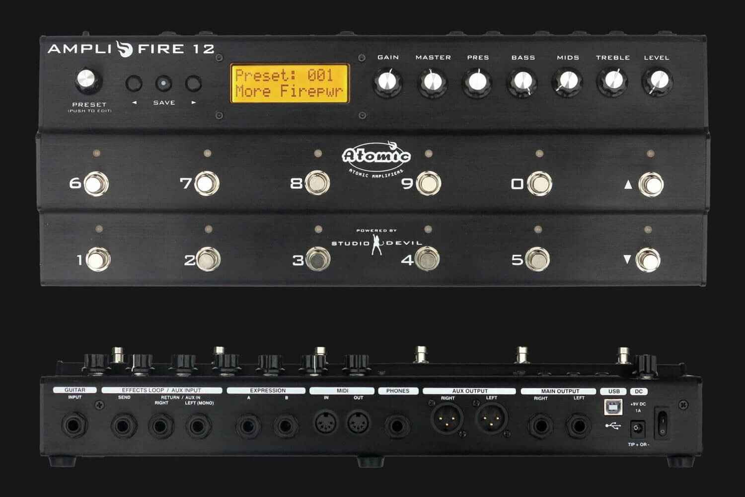 Atomic AMPLIFIRE 12 - ギタープロセッサー「AMPLIFIRE」のフット