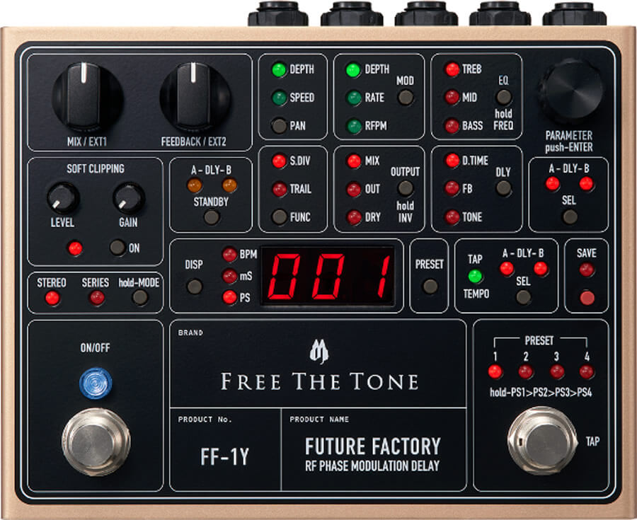 FREE THE TONE FUTURE FACTORY FF-1Y - 独自のモジュレーション機能を