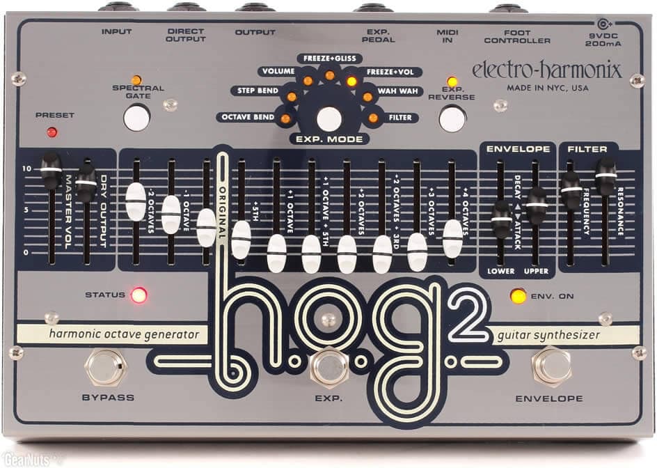 Electro Harmonix HOG2 - 和音も正確に発音するポリフォニック・ギター