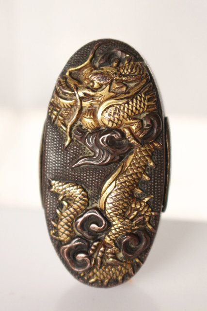 後藤仙乗 刀装具/縁頭/目貫 M039｜骨董店 のびる 古美術 骨董 和風建具