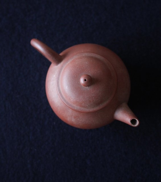 中国宜興窯 単孔朱泥急須/茶壷 70-80年代 P137｜骨董店 のびる 古美術