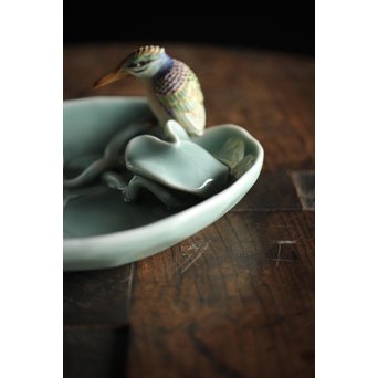 青磁茶入れ 篁月作 青磁茶入れ 篁月作 青磁茶入れ 篁月作 青磁茶入れ