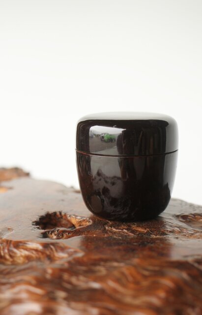 表千家十三代即中斎 銘「深山路」 自作茶杓 共筒 共箱 二重箱 M R5118