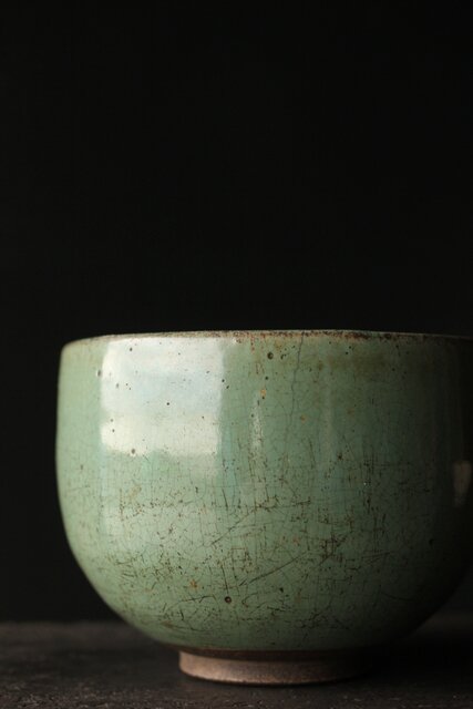 布志名焼 ぼてぼて茶碗 P367｜骨董店 のびる 古美術 骨董 和風建具 蔵