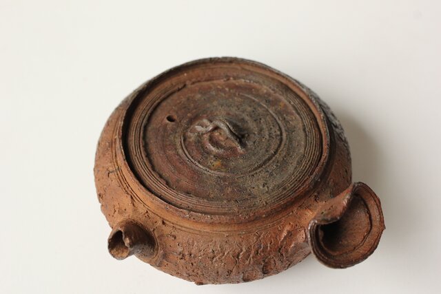 雲林院宝山/寶山 十七代 昌平作 南蛮急須 P514｜骨董店 のびる 古美術