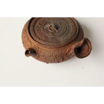 雲林院宝山/寶山 十七代 昌平作 南蛮急須 P514｜骨董店 のびる 古美術