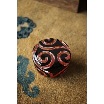 三代 鈴木表朔 鈴木雅也 透胎曲輪平棗 Q359｜骨董店 のびる 古美術