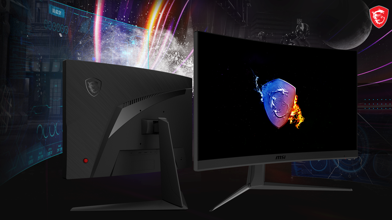 程よいサイズ感と没入感の高さを両立させたeスポーツ向け湾曲モニター