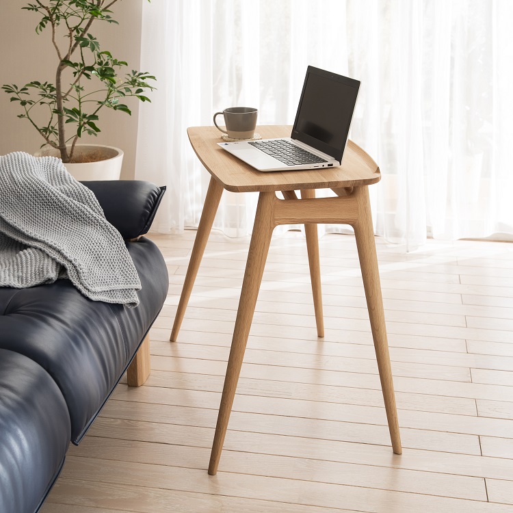 1073 オールドカリモク サイドテーブル デスク 陳列台 作業台