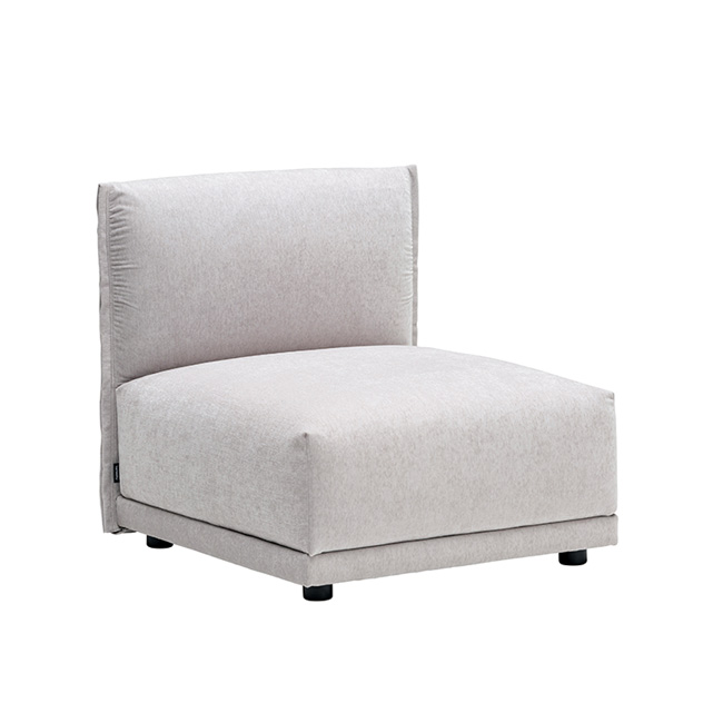 モジュラーソファ（1人掛け） 幅78cm UW8755(ハードタイプ) アイボリー