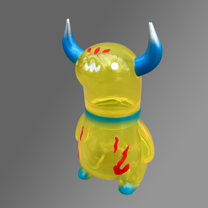 C-toy's ソフビフィギュア 上の空怪獣ボー 妖狐クリアイエロー
