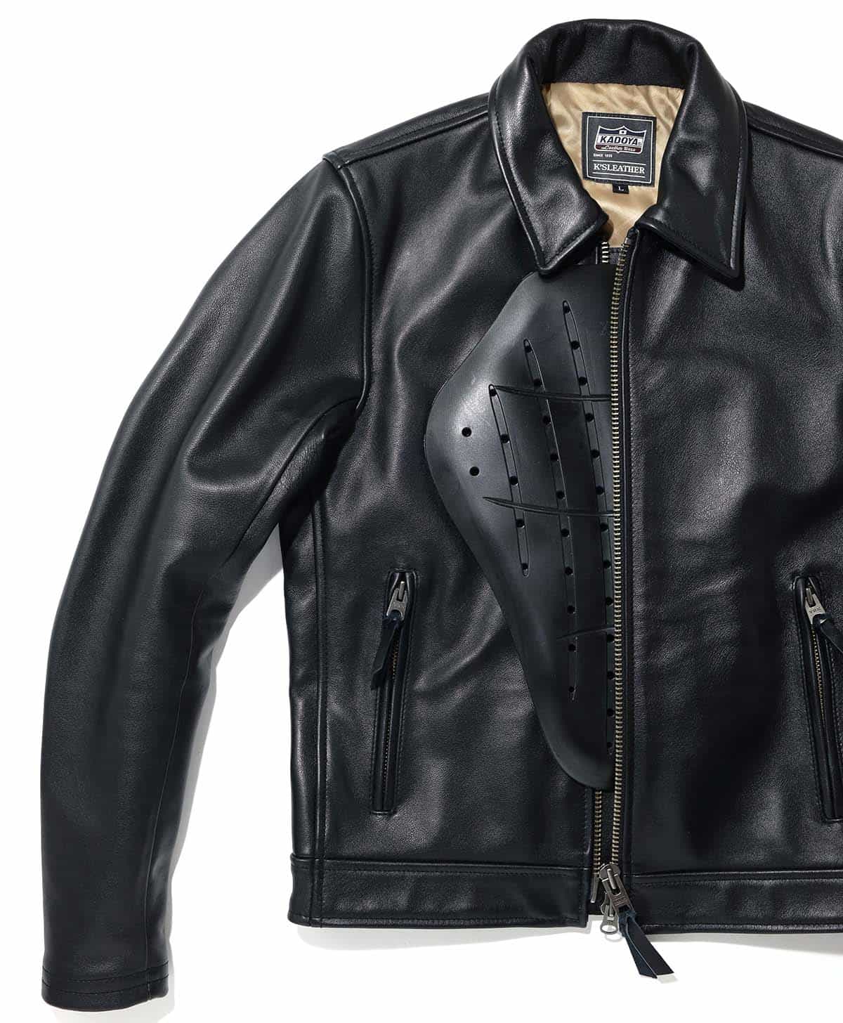 Leather jacket tight single leather jacket | Kadoya official