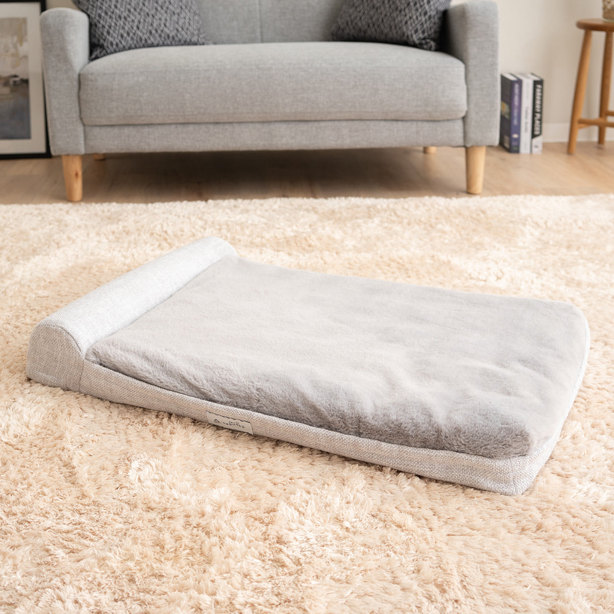 ドッグケアベッド 介護用ベッド ペット用 シニア 低床 枕付き 体圧分散