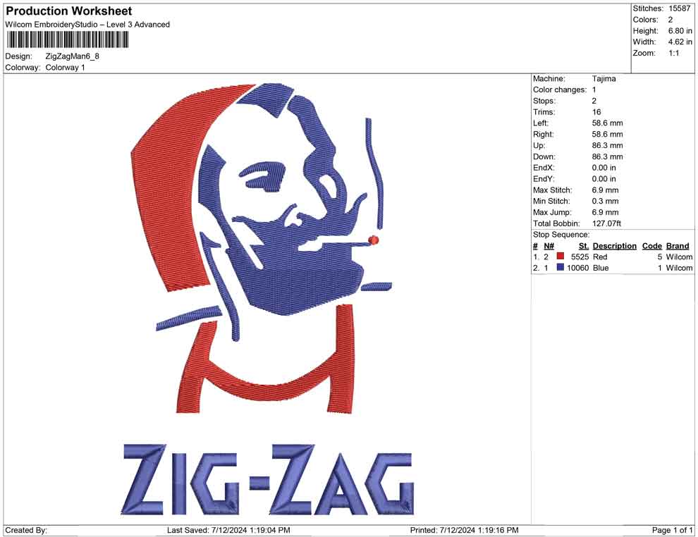 Zig Zag Man – Embrobuy