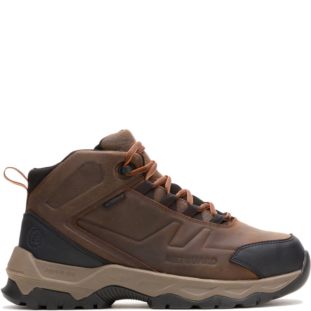 HYTEST Men's Powerhaul LX Mid Met Guard Safety Boots - Brown