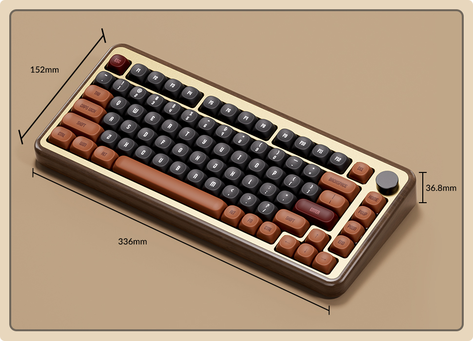 MU02 Wood Mechanical Keyboard | Akko Official Global Site