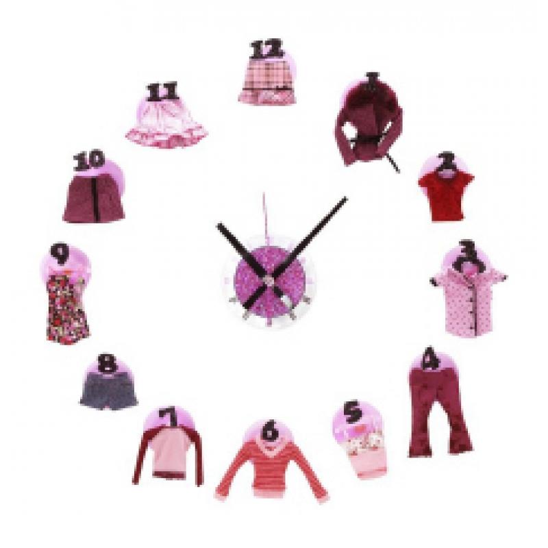 未使用♡Barbieファッションフィーバー♡ウォールクロック Fashion