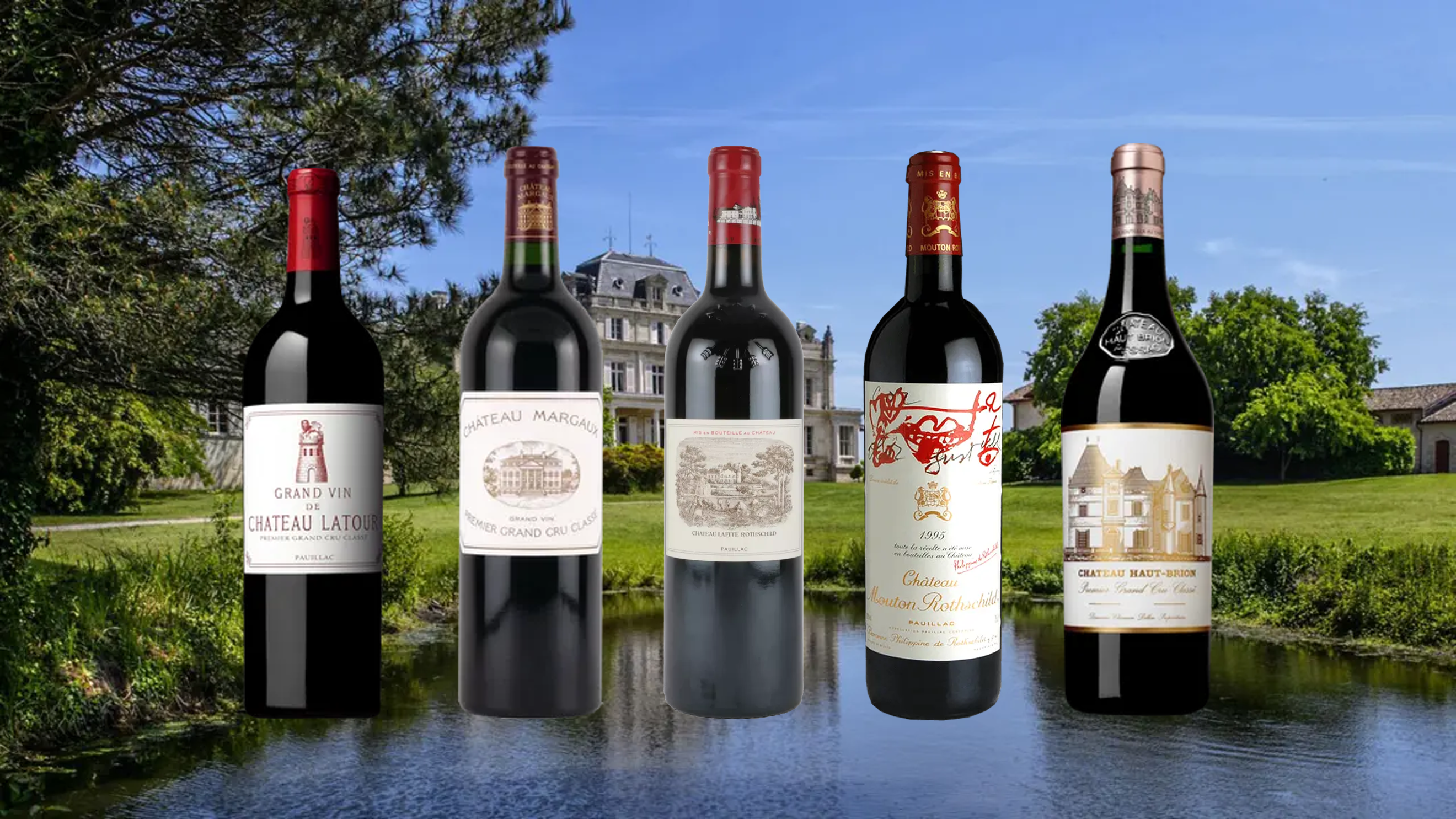 秀逸なヴィンテージ1995年ボルドー5大シャトーセット | エノテカ