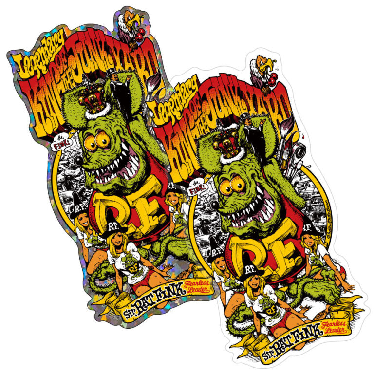 ロッキンジェリービーン、Rat Fink シルクスクリーン版画 Rat Fink x