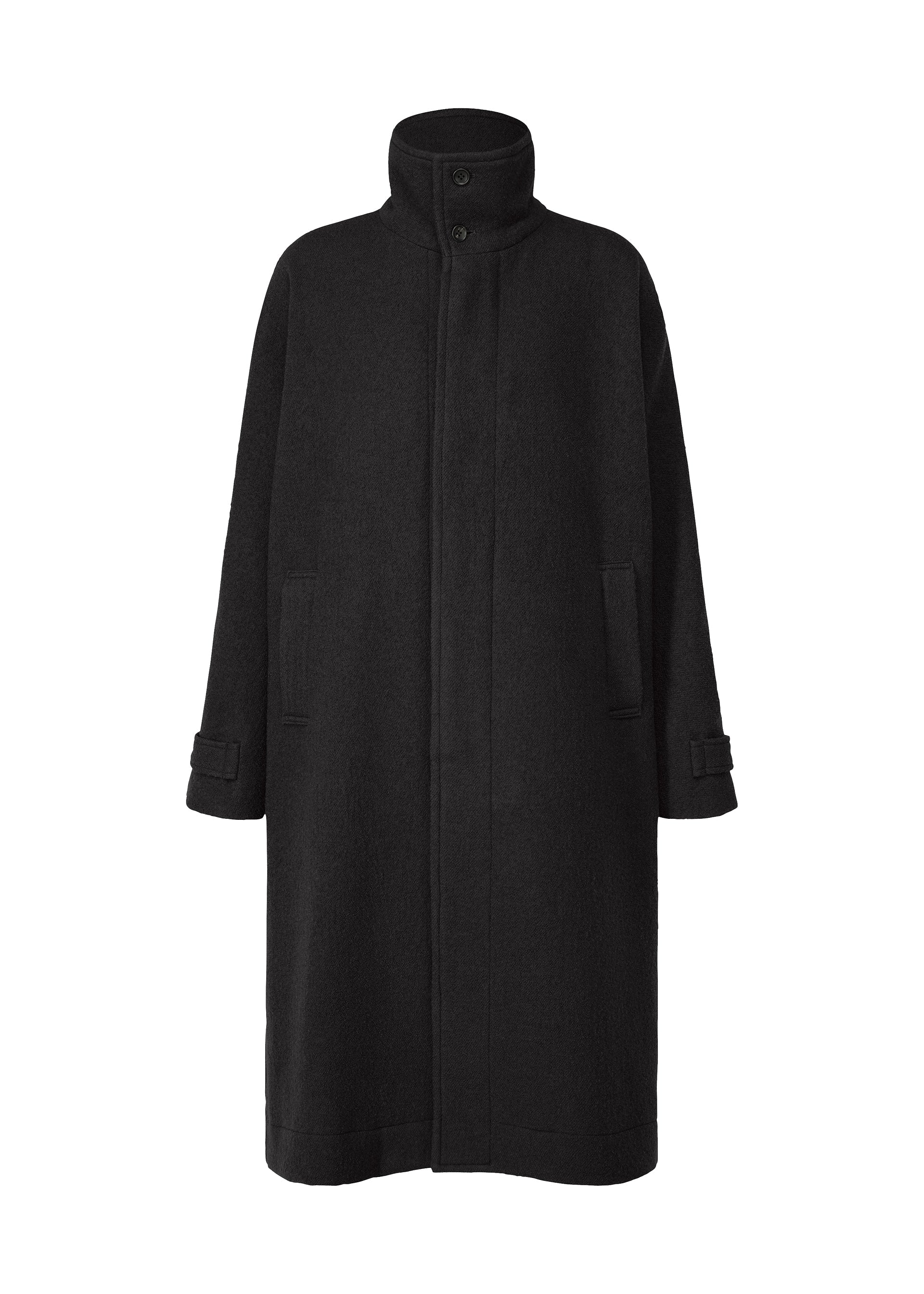 FULLER WOOL Coat Black – ISSEY MIYAKE EU