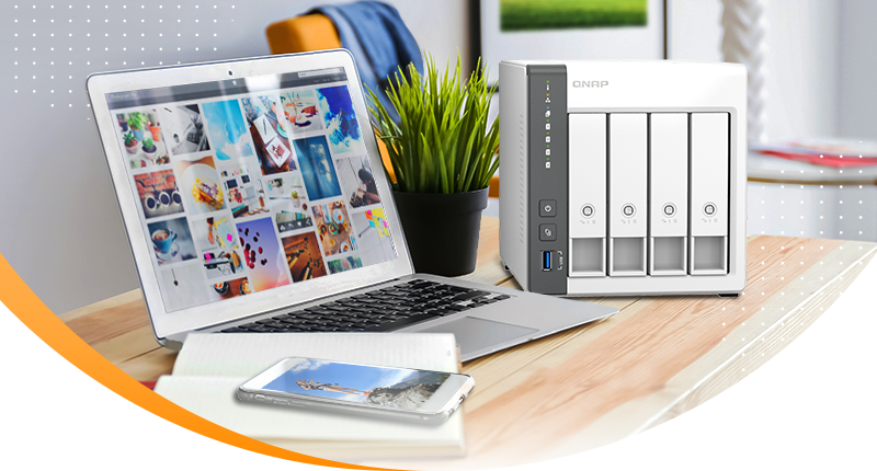 QNAP | Ultimate 4-bay Home NAS TS-433 Bring Your Memories to Life