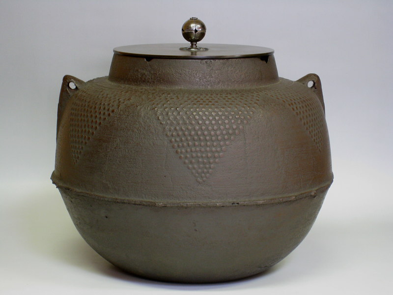 茶道具商（有）越中屋 天猫甑口釜 江戸時代 大西浄心極