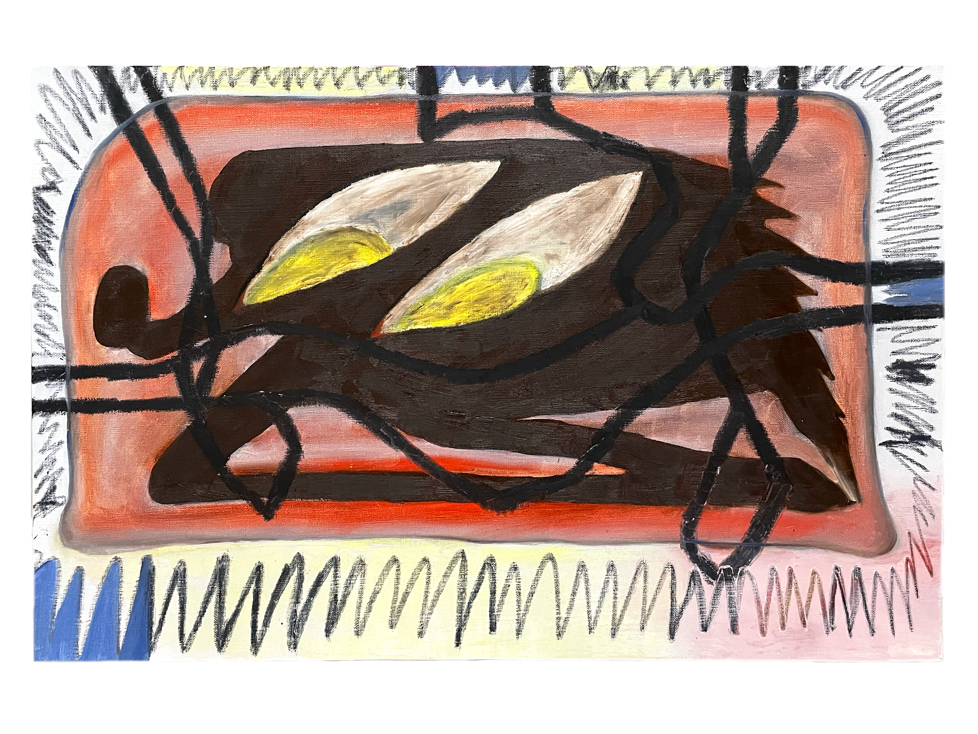 添田奈那の個展「荒野にひとり」が開催。怒りや悲しみを代弁する