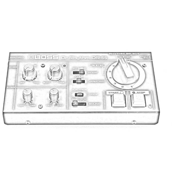 DTM・DAW Roland Dr.Rythm DR-55 Amazon | ROLAND BOSS DR-55 DR55
