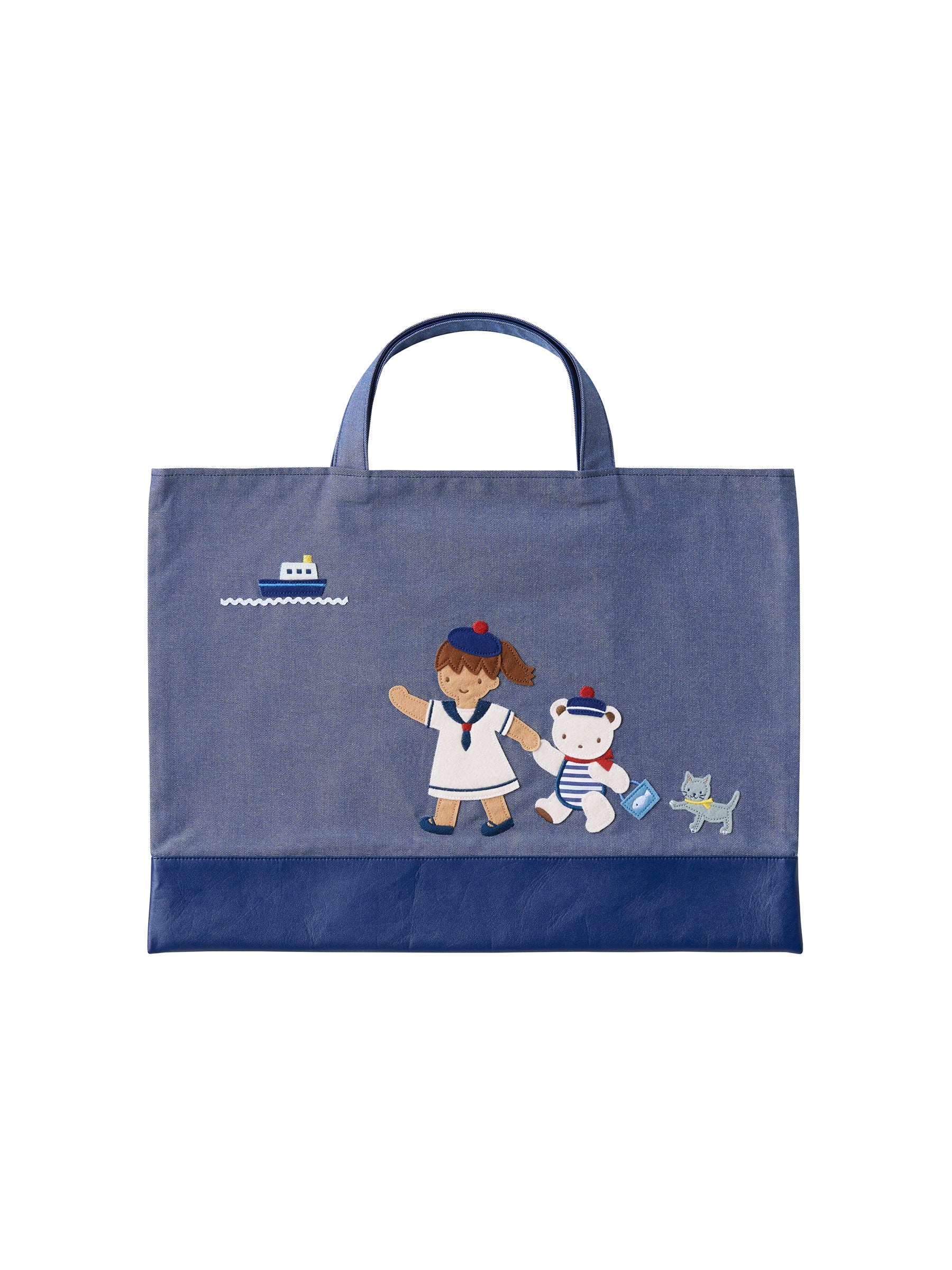 デニムバッグ〈阪神タイガース × オファー familiar〉 ファミリア