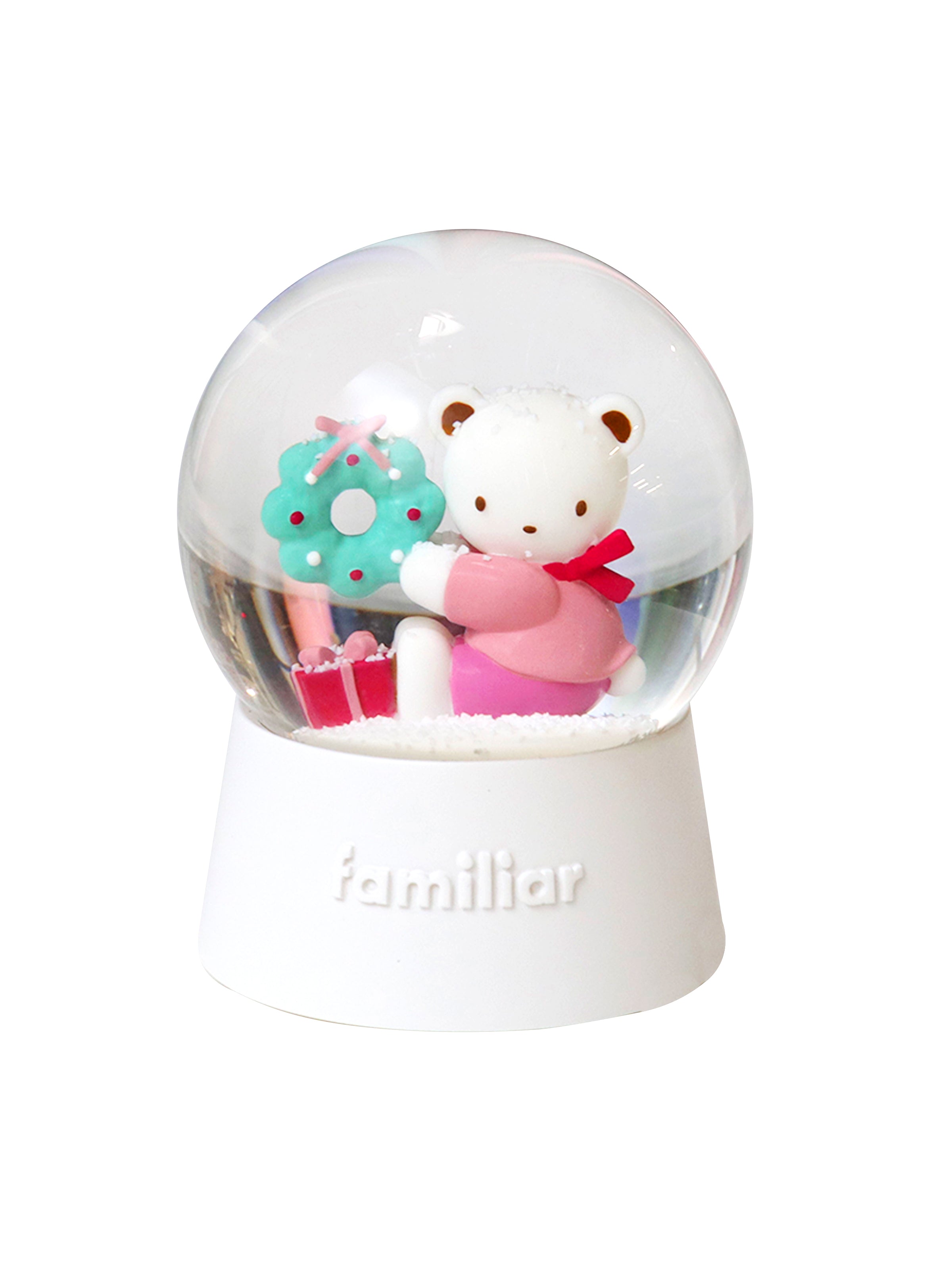スノードーム│twinkle社製│トナカイと友達フォトフレーム│120