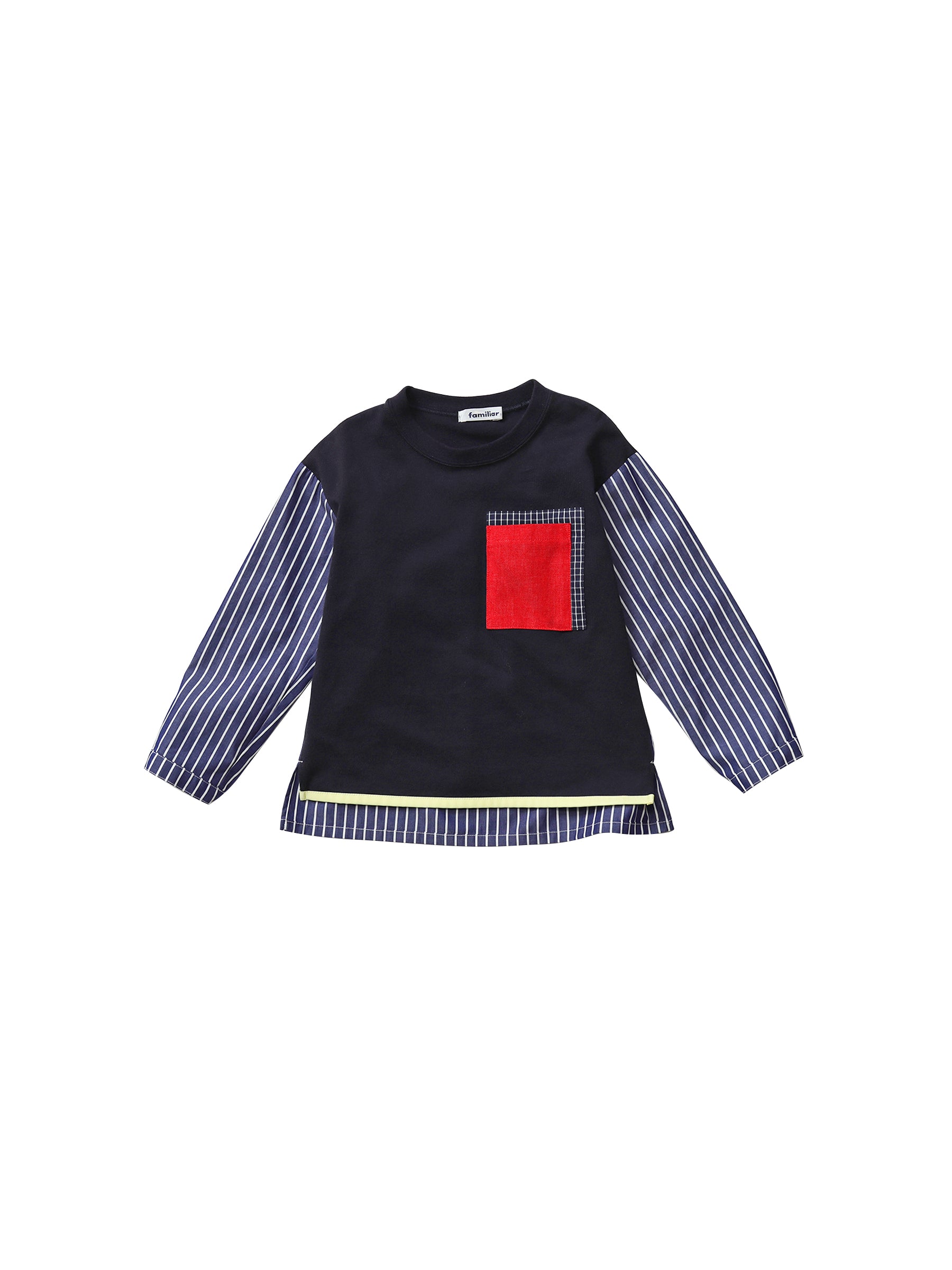 タグ付き新品 familiar 長袖シャツ カットソー100サイズ Tシャツ