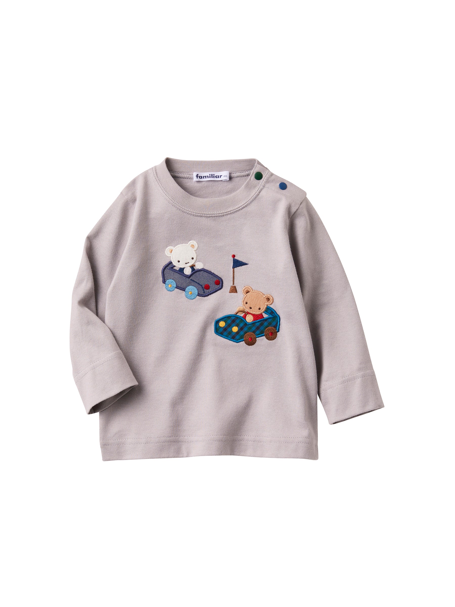 ショップ 【新品】ファミリア 長袖Tシャツ 90 新品未開封、ファミリア