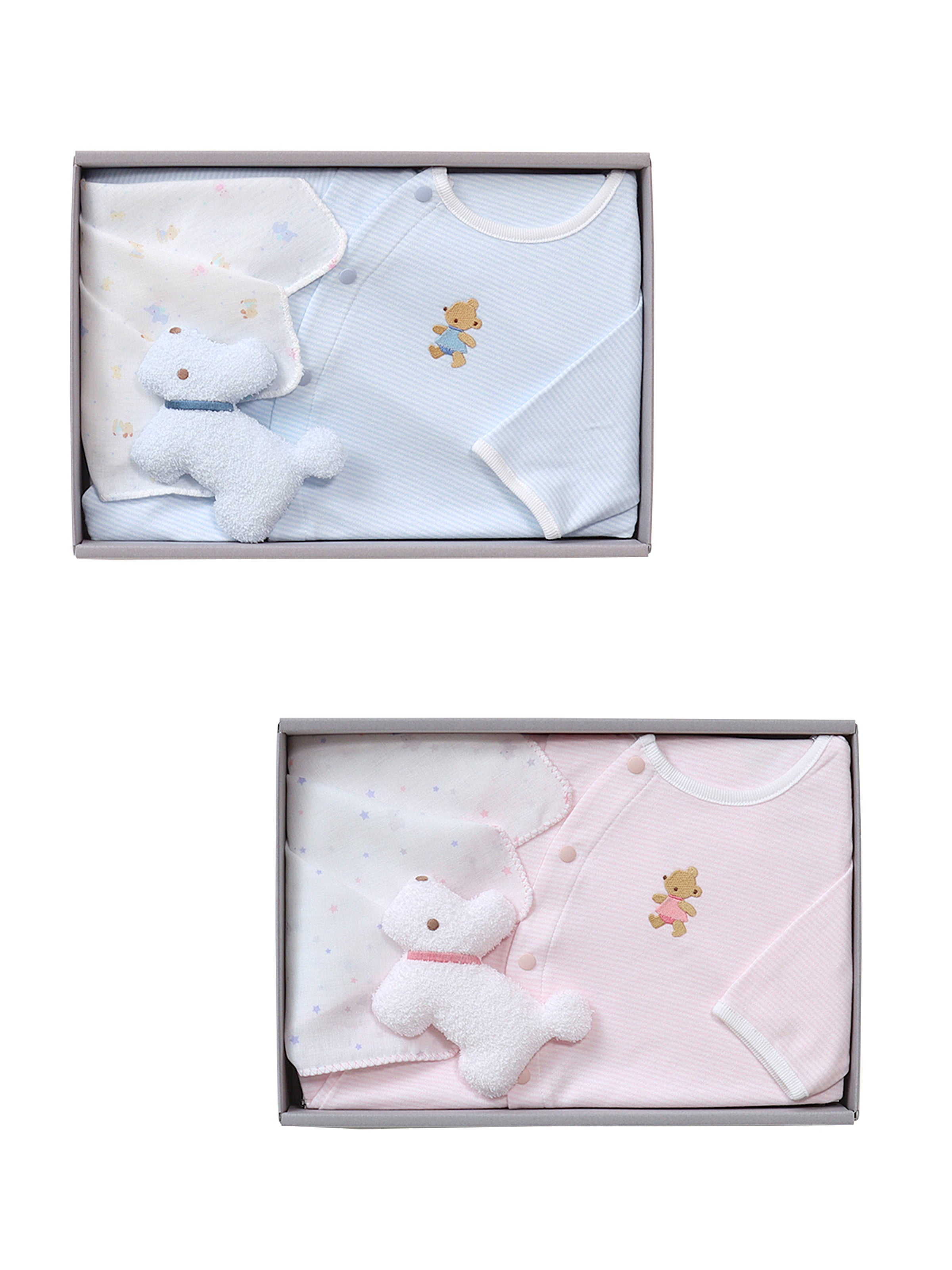 ツーウェイオールとマスコットとガーゼハンカチのセット | ファミリア