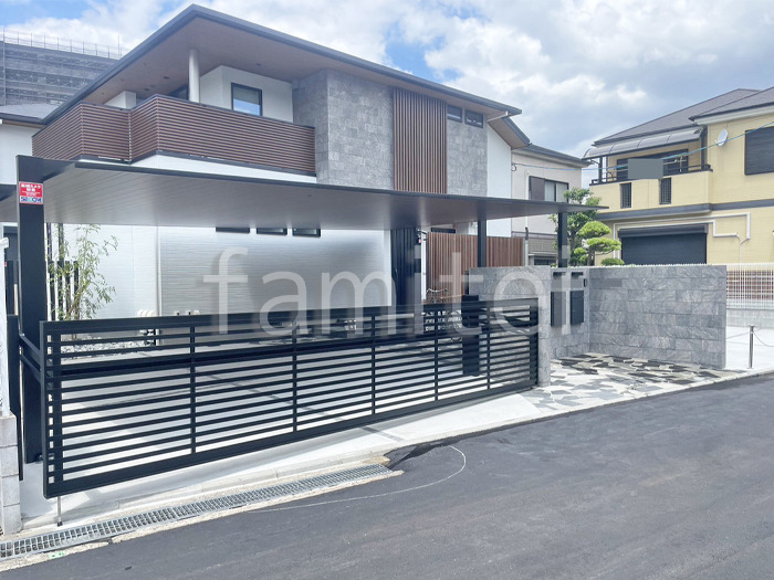 正規】LIXIL木製調 カーポートSC3台用 カーポートを値引50%工事販売