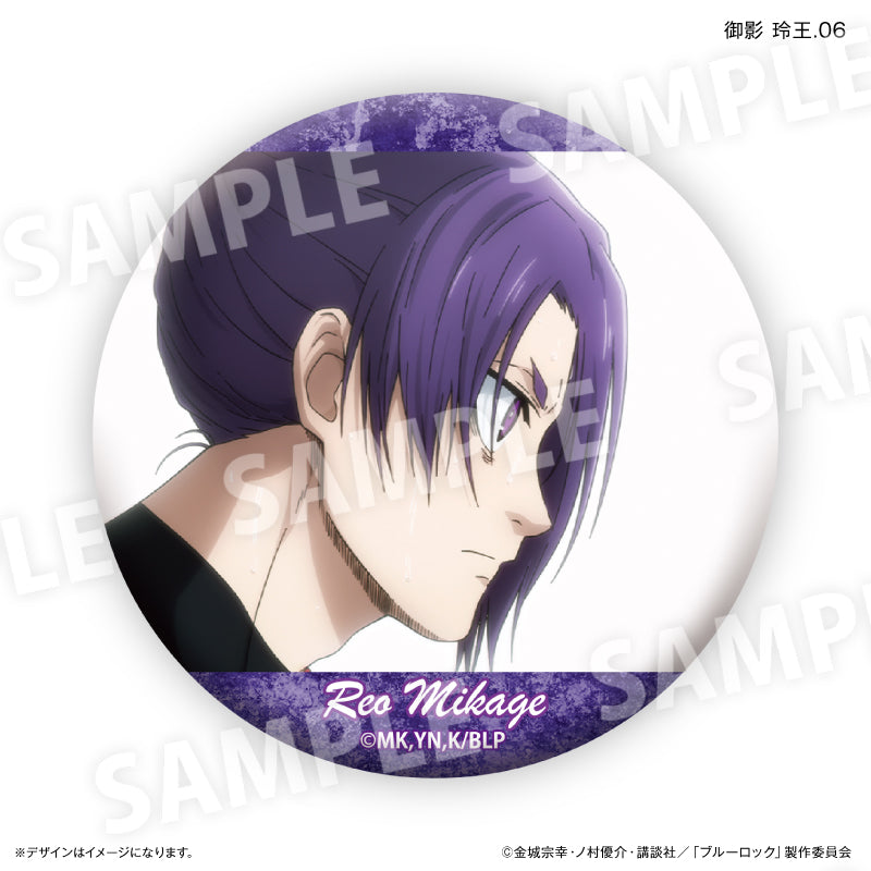 ブルーロック 御影玲王 缶バッジ TSUTAYA ホログラム 制服 白宝 ブルー